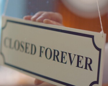 Closed Forever Sign