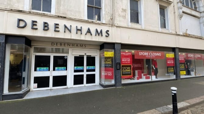 Debenhams store